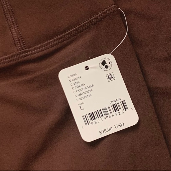 FP Movement  Free People Never Better 7/8 Leggings Cocoa Brown Sz L NWT 81587180 - Picture 7 of 10